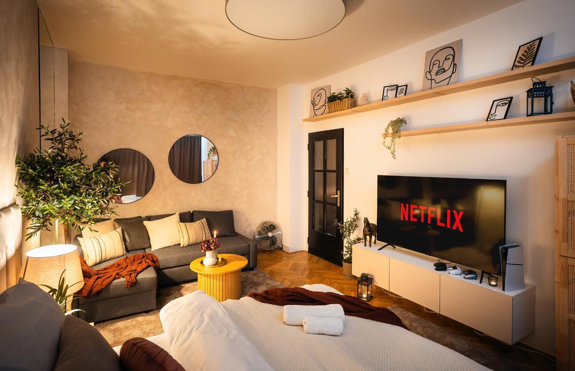 2Br 1,5Bath Chic City Suite Near Wenceslas Square Praha Exteriér fotografie