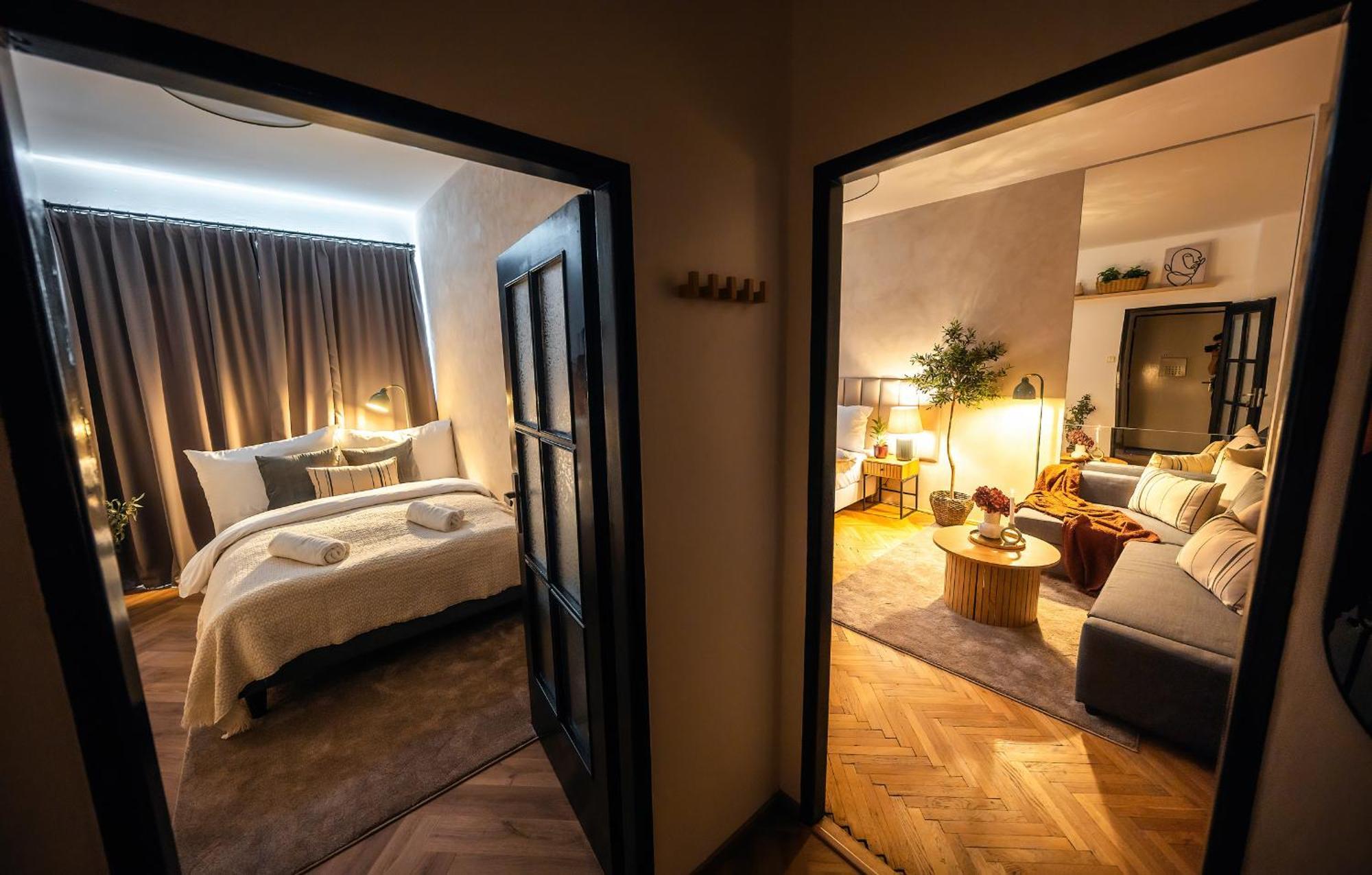 2Br 1,5Bath Chic City Suite Near Wenceslas Square Praha Exteriér fotografie
